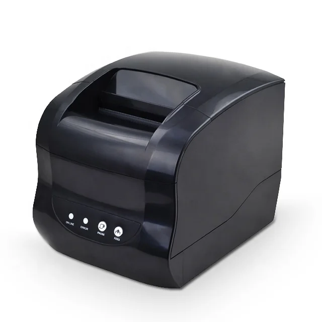 

xp 365b 80mm impresora de codigo de barras de la etiqueta engomada etiqueta de la impresora termica con conexion BT, Black color
