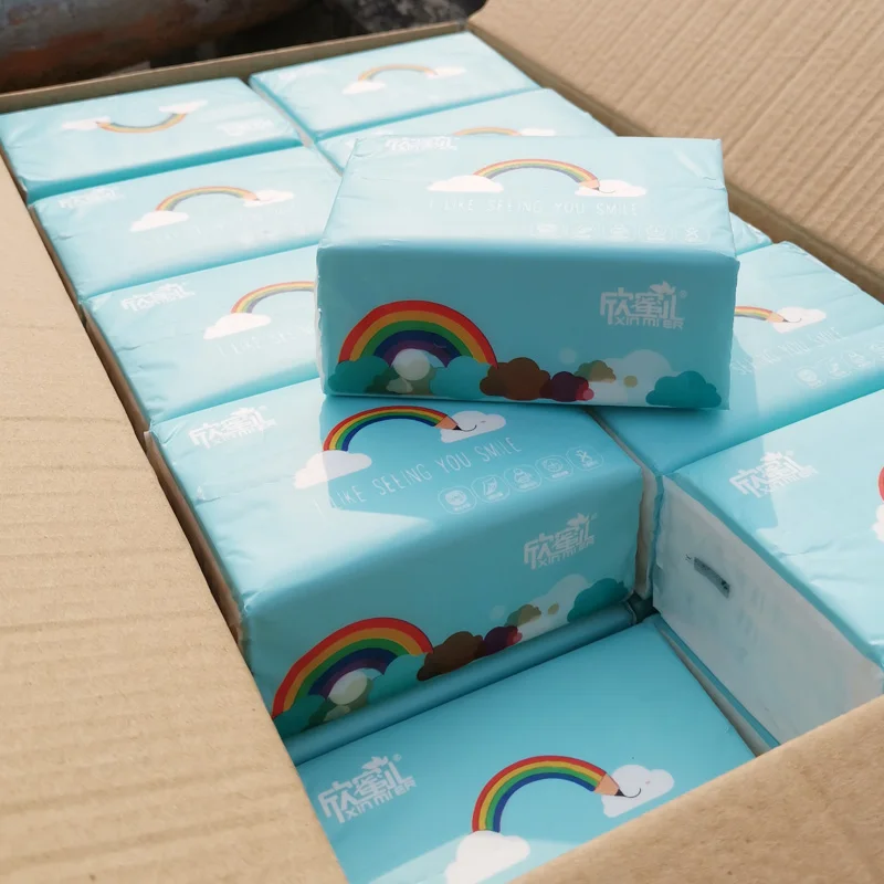 

Wet Water Facial Tissue Can be customized or purchased from stock facial paper