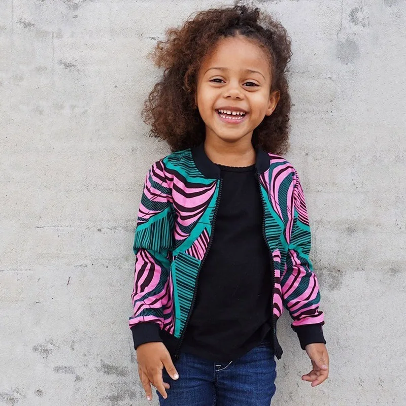 

African 2020 high fashion african print kids clothes jacket kids african clothing, 6 colors