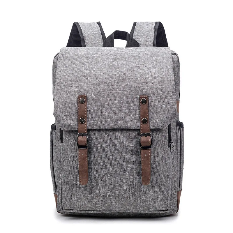 

korean style leisure travel backpack canvas school backpack 2020, Customized color