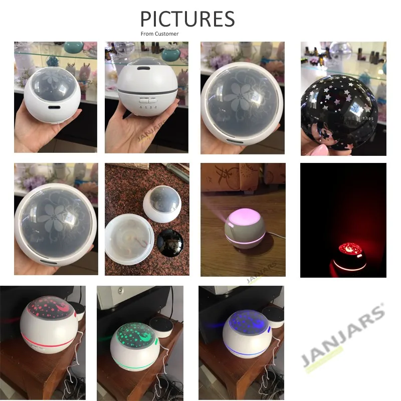 D004 Aromatherapy aroma diffuser ultrasonic candle oil humidifier
