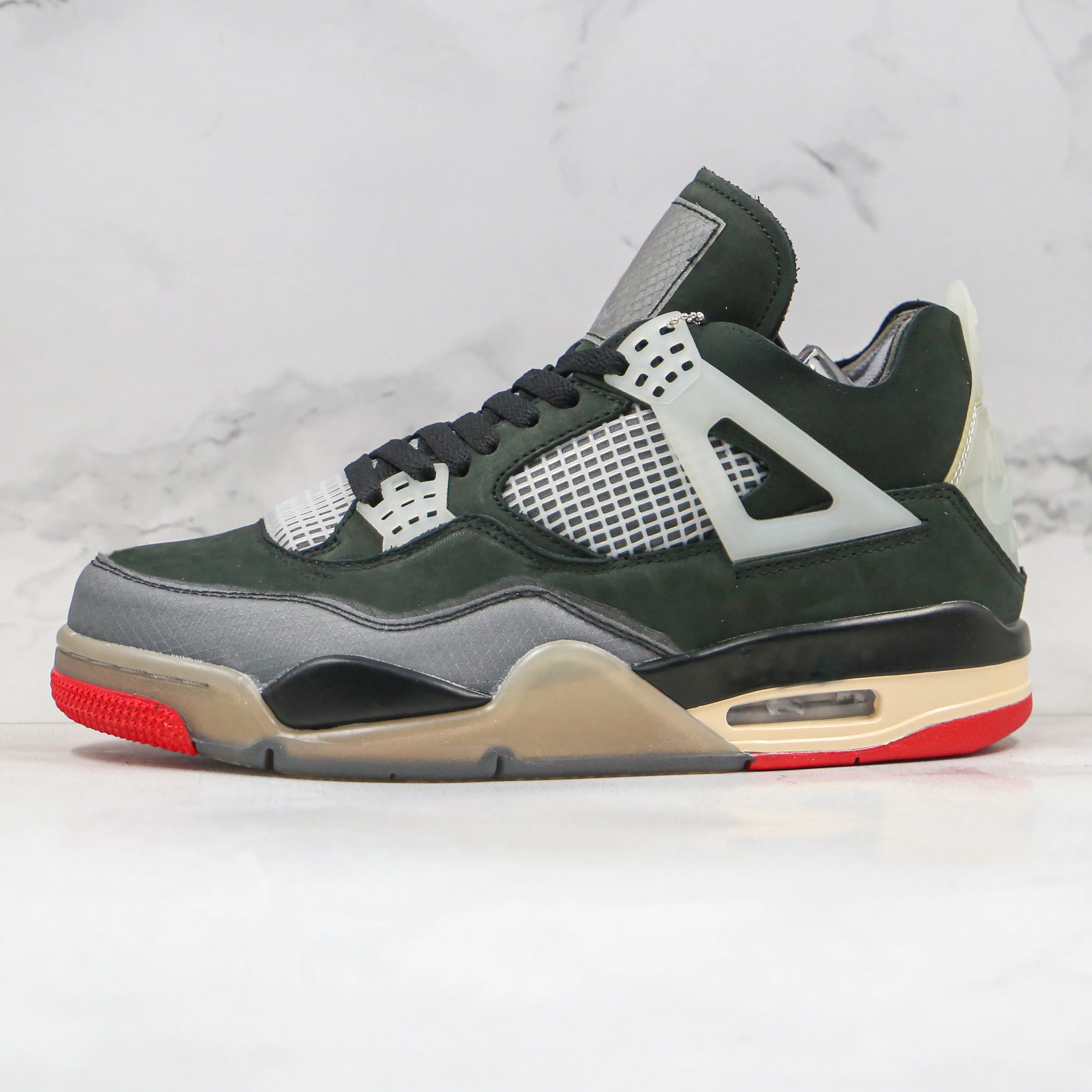 

OW Co branded retro 4,5 cultural leisure basketball shoes sports shoes, Black