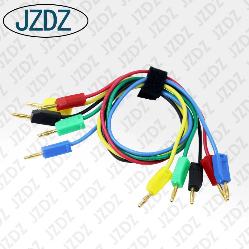 
JZDZ J.70001 2MM gold-plated can be stacked banana plug to banana plug test lead 