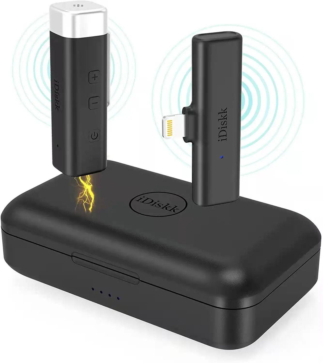 

Wireless clip Mic for iPhone iPad and Android smart mobile phone and pad