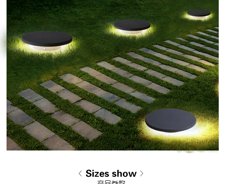 Solar Garden Lights Outdoor Led Lamp For Lawn Villa Courtyard Landscape