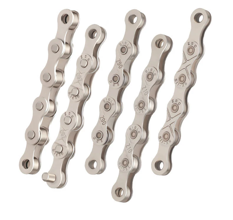 

Silver 1/2"x11/128" Mountain Road Bike Chain Parts 116 Links Wholesale Bike Chain Bicycle Chain 11/ 33 Speed