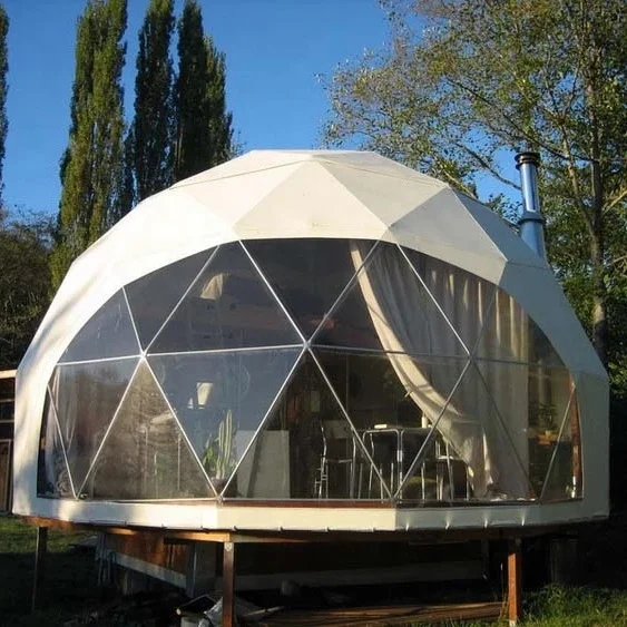 

2020 New Design PVC Fabric Glamping Hotel Tents Luxury Garden Dome for camping, Customized color