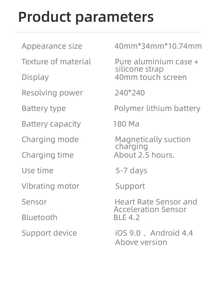 Amazon new hot sale Anti-lost Sport thin smart watch I6 iwo series Smart watch Band Fitness tracker Heart Rate Monitor T100