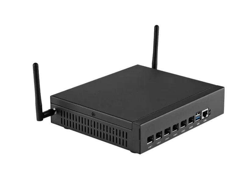 Realan T6 Pc Mini Tanpa Kabe,Pc Pintar Dual Nic Pfsense Firewall Dengan 6 Lan Buy Barebone