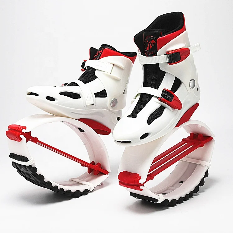 

New model with white color kangoo jump bounce shoes for adults kids sport brand China, Black red,black blue,grey red,pink