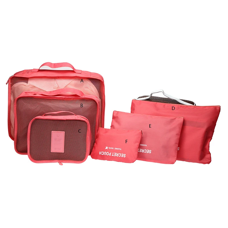 

Roda Set-6 New Design Nylon Fabric Storage Bag for Commercial Travel with one stop export service
