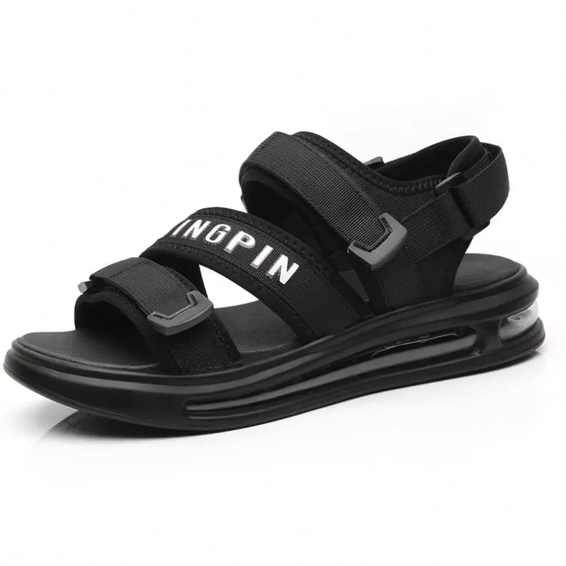 

2020 new design summer sports slippers sandals for men, Grey black