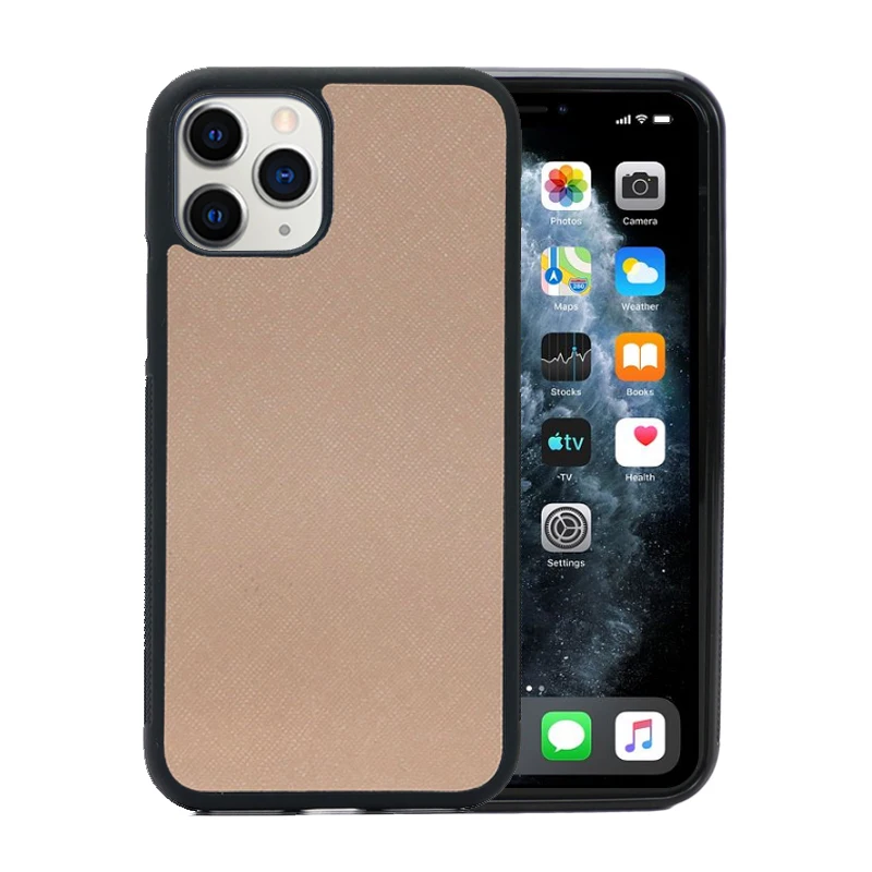 

Hot Sale New Item Customized Service Saffiano Leather Protective Case For IPHONE 11,11 PRO,11 PRO MAX CASE