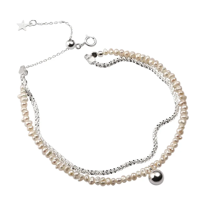 

Durable Bellona ODM Pulsera de fashion lucky sterling silver link chain bracelet femme, Picture show