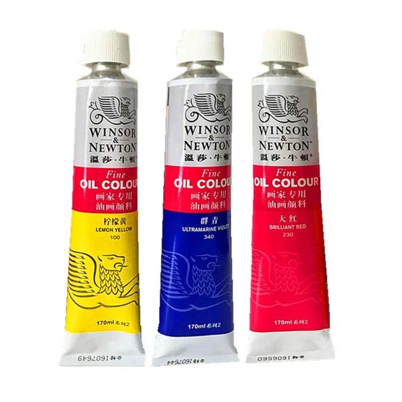 
Winsor and Newton 55 colours 170ml artist professional aluminium tube oil colour paint pigment set 