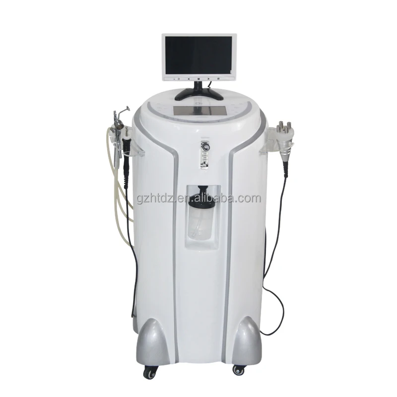 

Hydro Facial Machine Oxygen Hydrogen Water Generator 9 In 1 Hydra Peel Hydradermabrasion Diamond Micro Dermabrasion For Sale, White