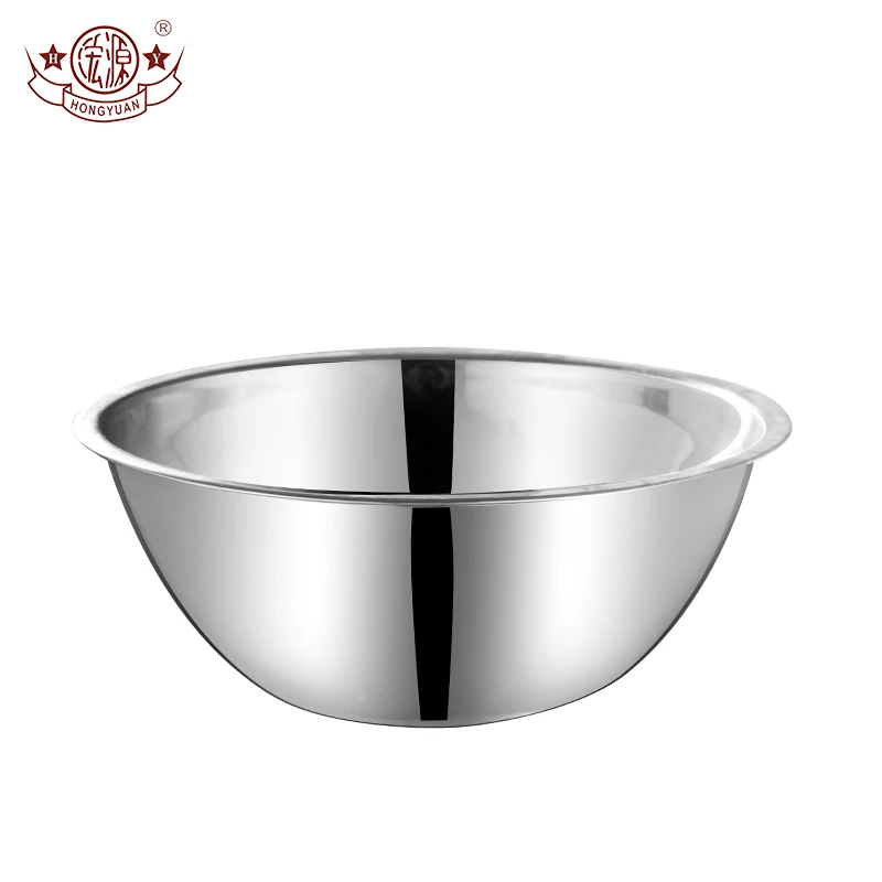 

High quality kitchen tool mixing bowls stainless steel deep salad washing bowl