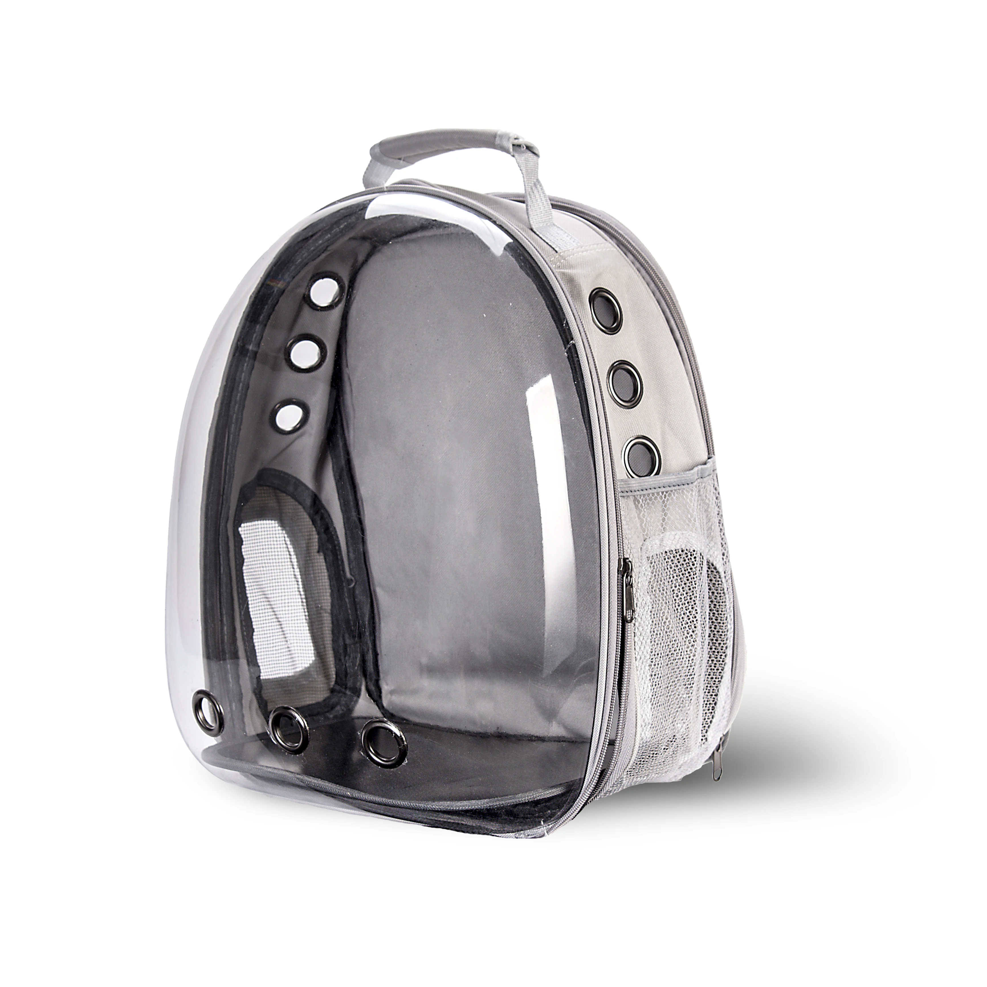 

Transparent Travel Hiking Backpack Multi Function Accordion Cat Bag Foldabale Pet Carrier Backpack