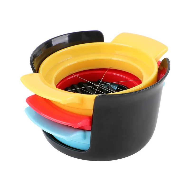 

Home Kitchen Egg Cutter 3 in 1 egg slicers