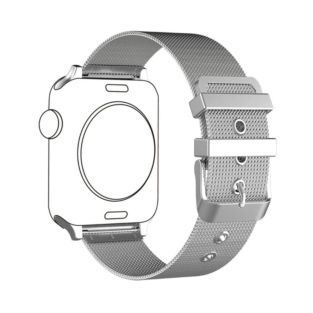 

Metal Stainless Steel Bracelet Smart Watch Strap with Pin buckle For Apple Watch Metal Band 42 38mm 44 40mm, Multi-color optional or customized