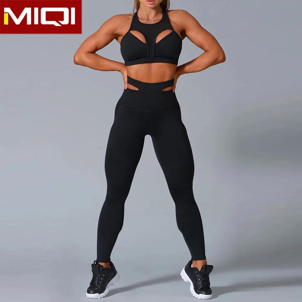 

Yoga Wear Sport Clothing Set Women Two Piece Bra And Leggings Sexy Sport Wear Women Yoga Set, More than 30 different colors available