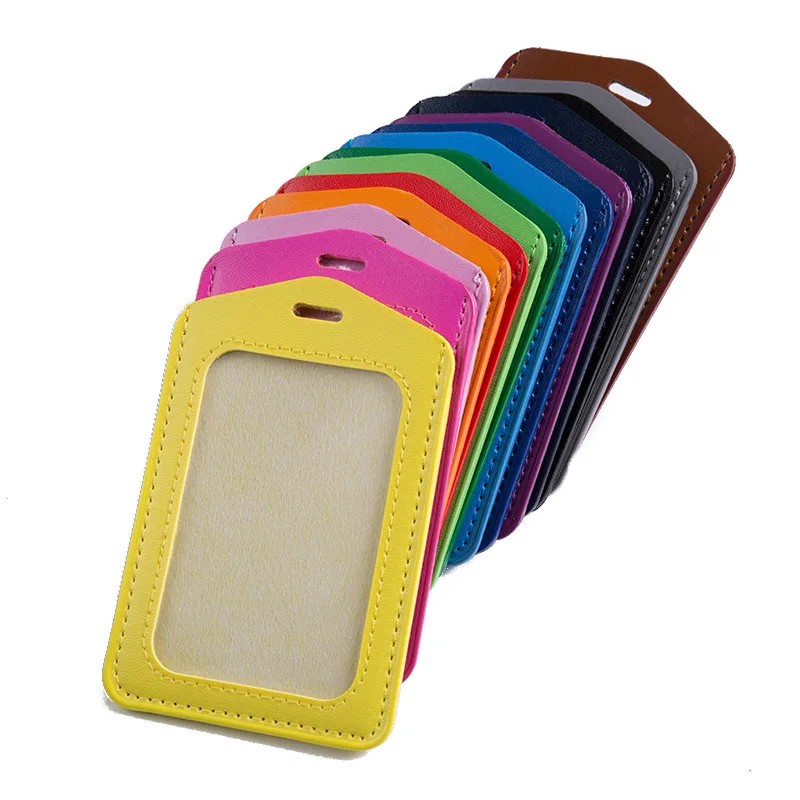 

High Quality Cheap Price Business Card Holder Case Leather Passport Horizional ID Card Holder, Customized