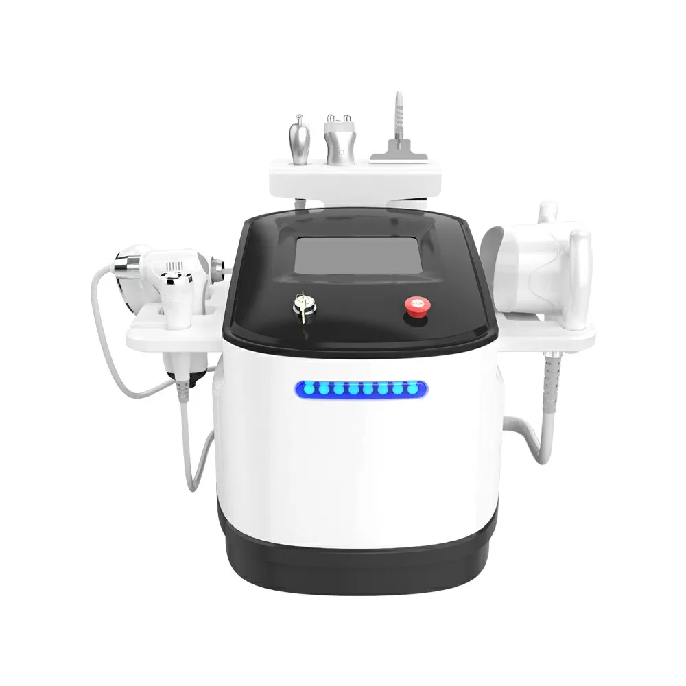 

2021 newest 40k 6 in 1 rf cavitation weight loss machine in vacuum cavitation system, White + black
