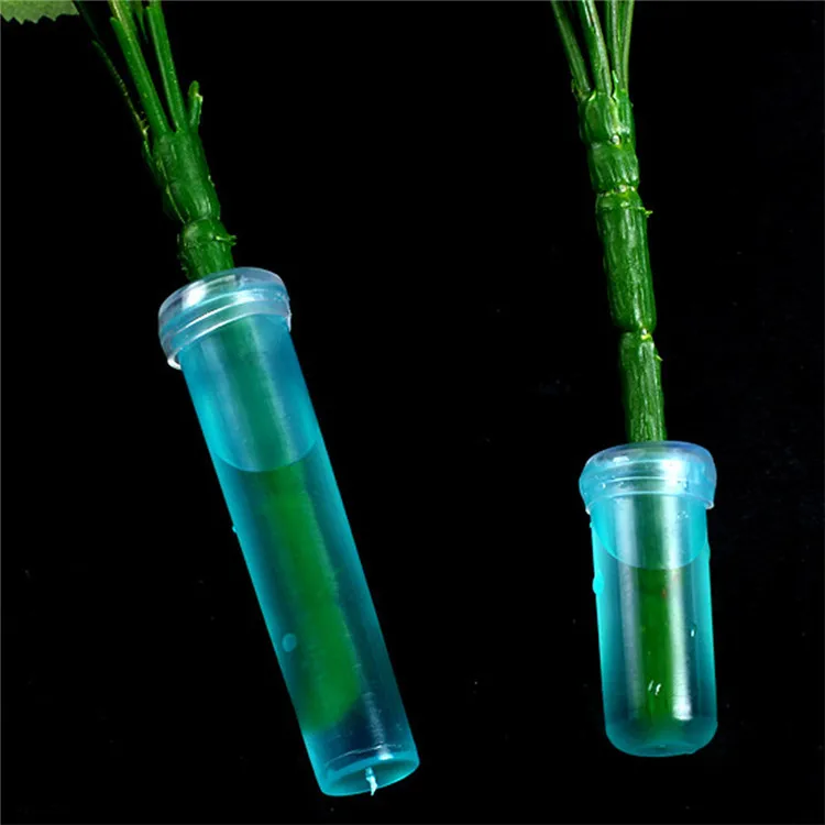 Plastic Fresh Flower Nutrition Tube Keep Fresh Hydroponic Container