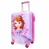 Brand new pu travel line suitcase 2019 New Arrival PC Travel Luggage Bags with high quality