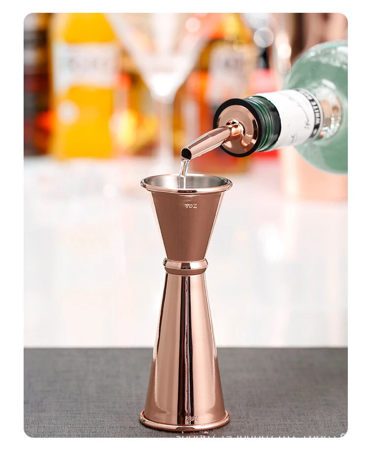 304 stainless steel stirrer strainer dispenser jigge