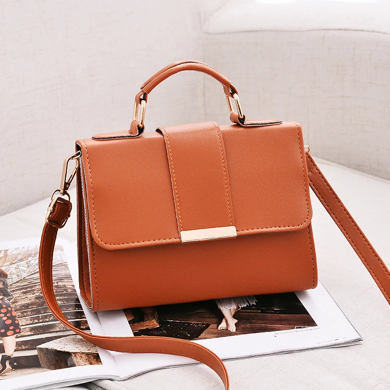 

PU Leather Handbag For Women Girl Fashion Messenger Bags Female Shoulder Bags Ladies Party Crossby Bag, 5colors for choose