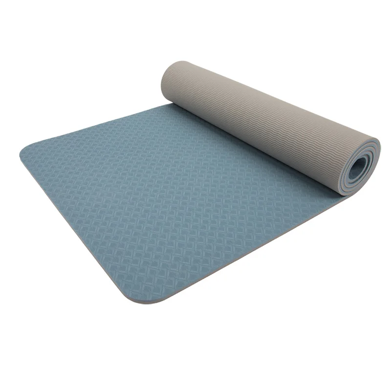 

Non Slip Custom Design Soft TPE Gray Ecofriendly Yoga Mat, Customized