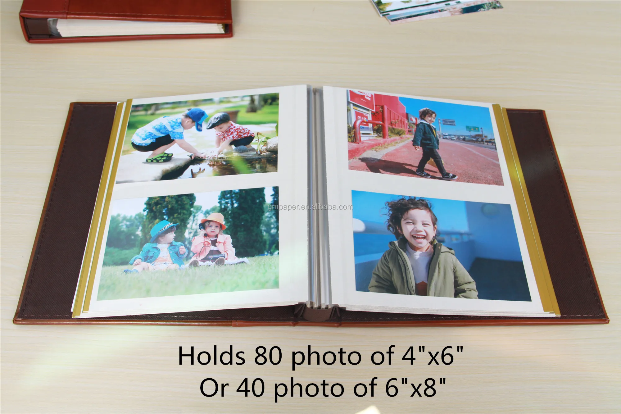 Pu Leather Cover Sheet Photo Book 220*240mm Wedding Photo