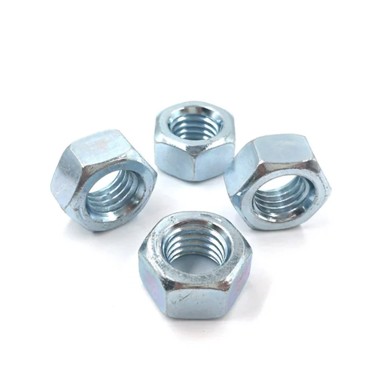
High quality carbon steel DIN934 zinc plated hex nut 