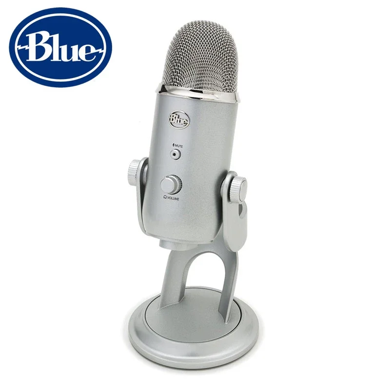 

Microfono Blue Yeti USB Condenser Microphone for Live Broadcasting and Recording Sound with Inner Sound Card Plug and play