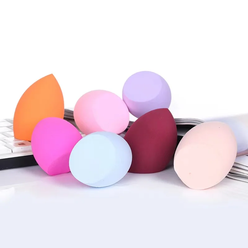 

Amazon Best Sell makeup blender sponge Latex-Free Facial unique sponge makeup Super Soft private label beauty sponge, Multiple colors