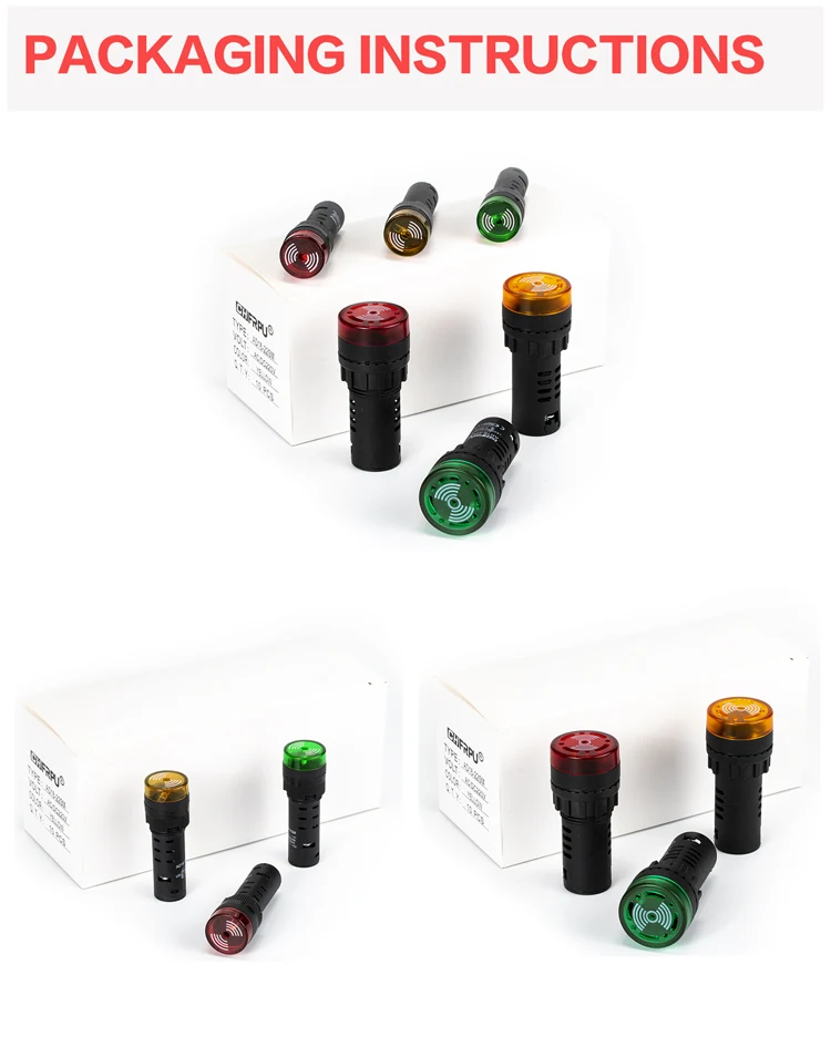 Flash Led Alarm Indicator Light Buzzer Ad1622sm (ad1616sm)with Flash