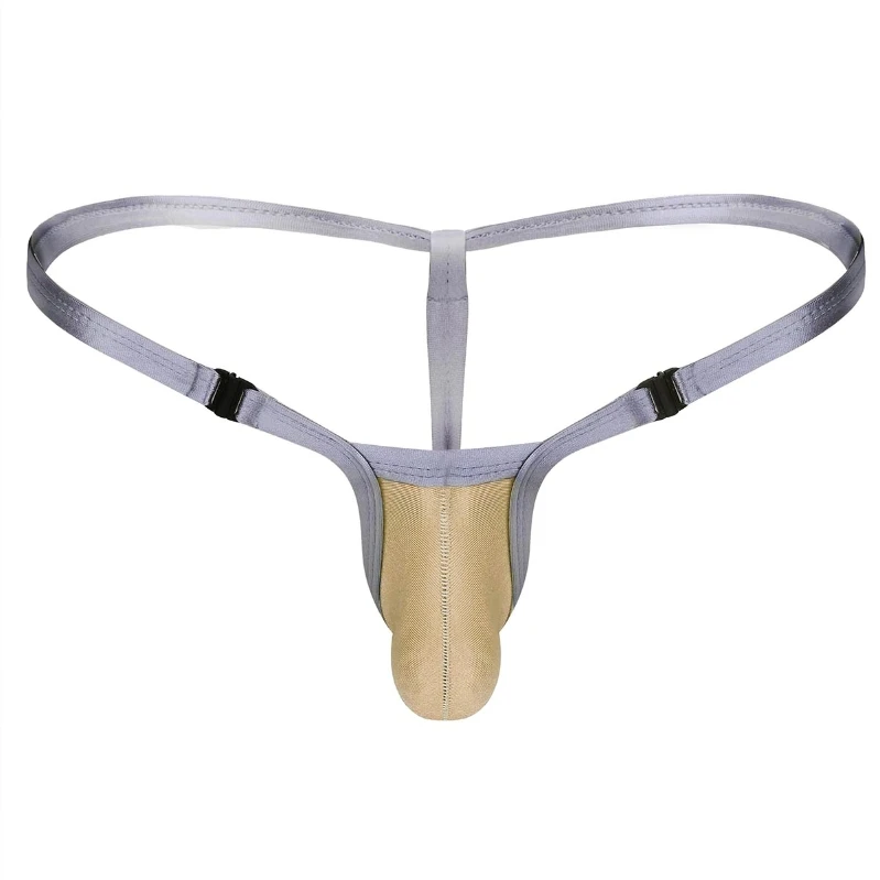 

High Quality G-String Thongs Low Rise Breathable Brief T-back Bulge Pouch Underwear For Men