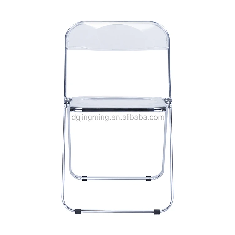 
Hot sales transparent PC plastic folding chair 