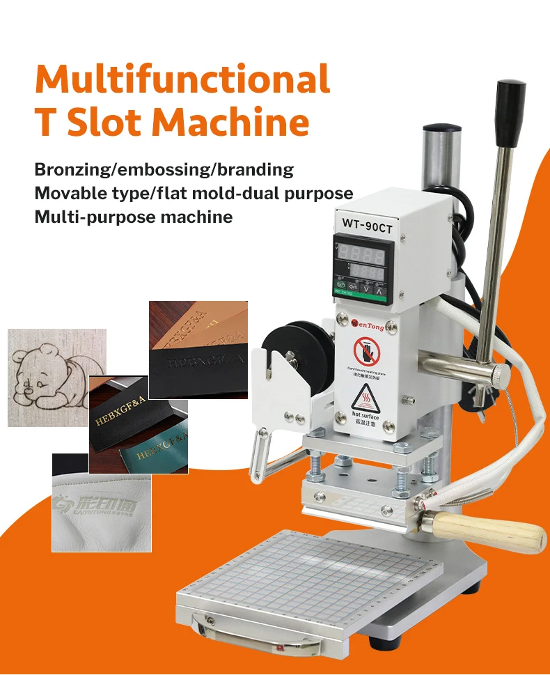 Swansoft Custom Diy Logo Stamp Digital Hot Foil Stamping Machine