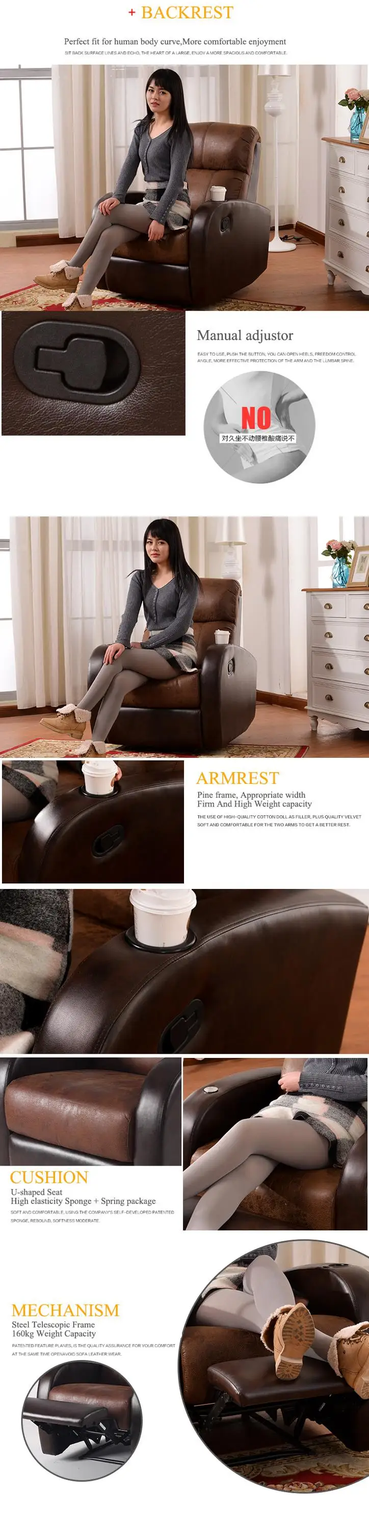 recliner chesterfield sofa