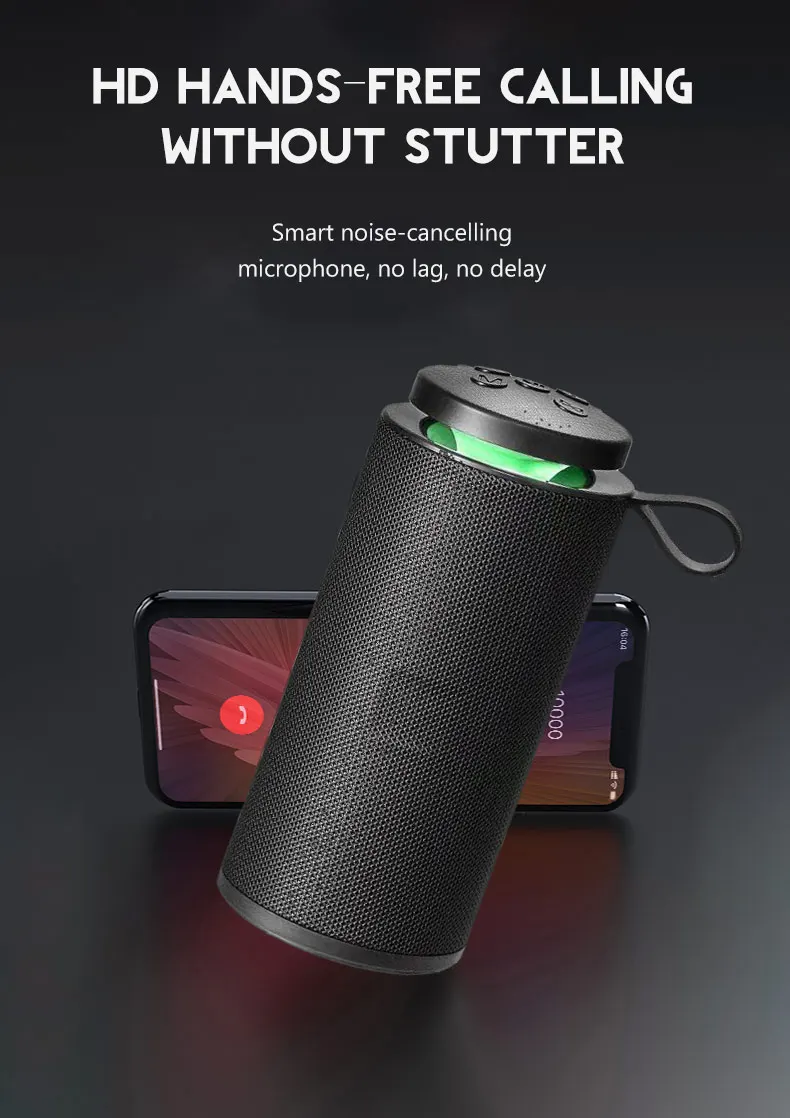 Portable Speaker Wireless 2021 New Product Factory wholesale Oem/Odm Mobile Phone Accessories Car Mini Subwoofer Dj Speaker Box - ANKUX.COM