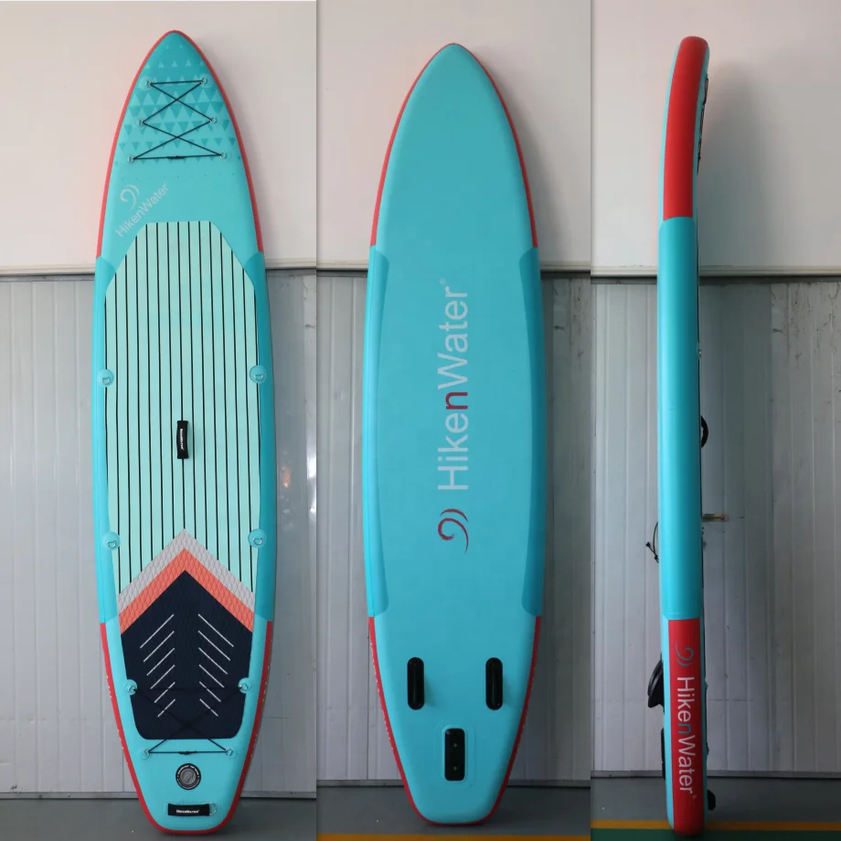 

2022 new design hikenwater double layers sup Board 11'6 Inflatable SUP Stand up Paddle Board