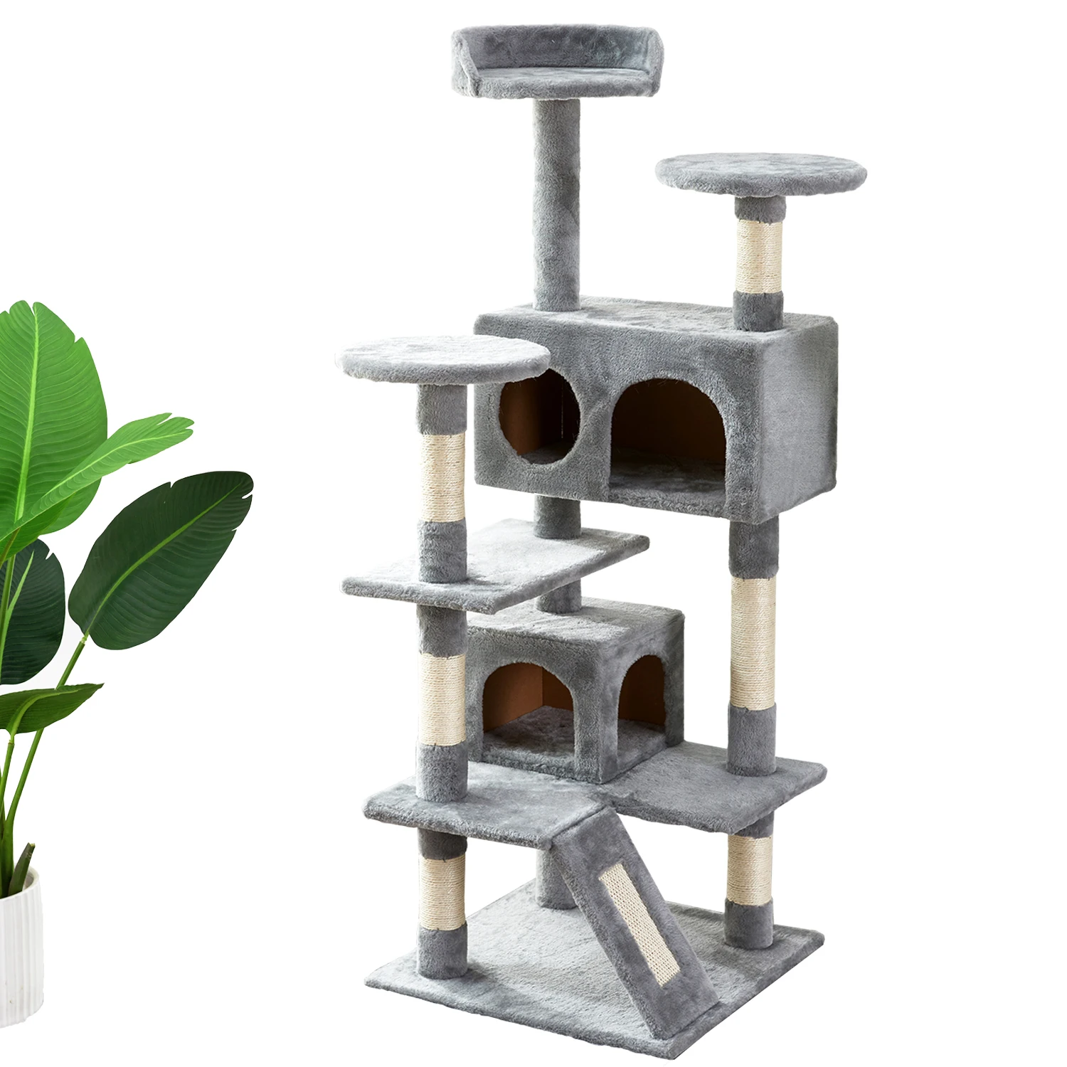 

Cat tree apartment, Gray