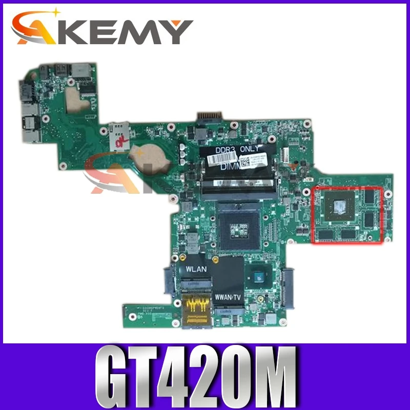

For DELL XPS 15 L501X GT420M Laptop Motherboard CN-0C9RHD 0C9RHD DAGM6BMB8F0 Notebook Mainboard HM57 N11P-GE-A1 DDR3