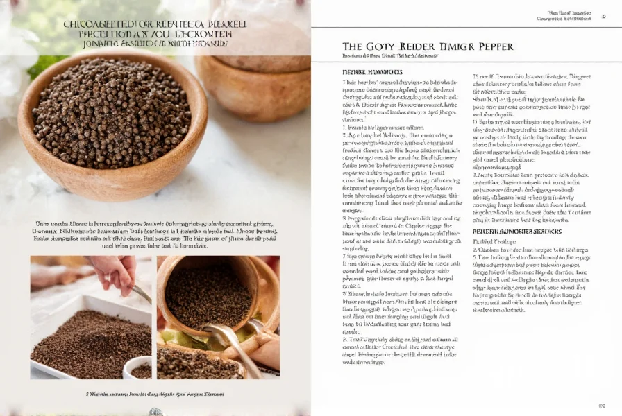 Bulk ground black pepper