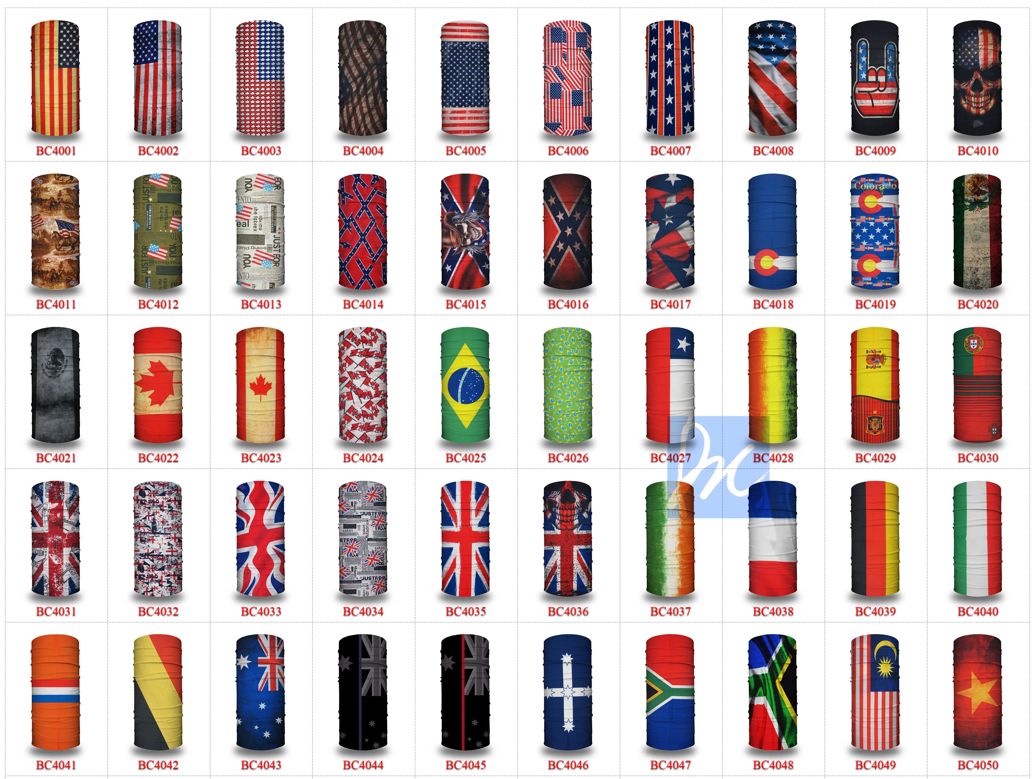 Qatar Flag Bandana Neck Warmer Snood Football Scarf Multi Purpose Use