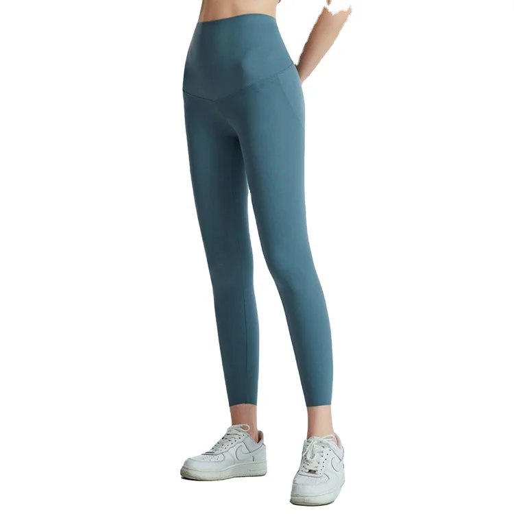 

High Waisted Workout Women Activewear Tights Sports Yoga Pants Pockets Women's Leggings Custom
