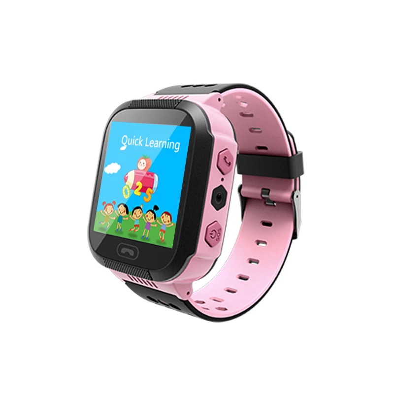 

1.44 Inch Touch Screen Q528 Kids Smart watch With SIM Card SOS LBS Location Positioning children smart watch gps watch kid, Blue/pink