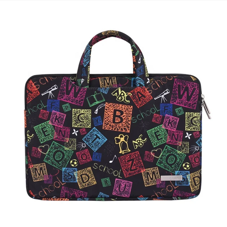 

New waterproof digital print notebook protect packing laptop briefcase